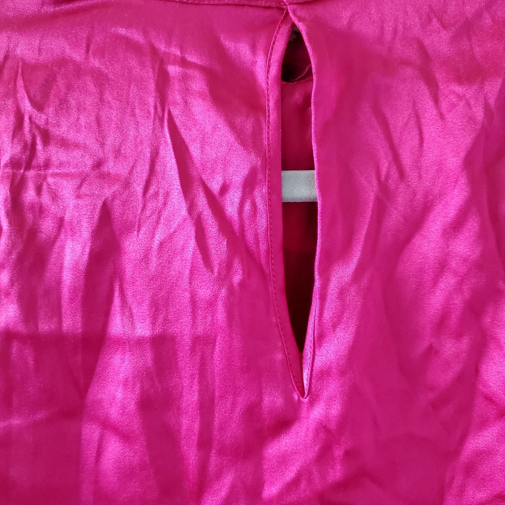 Revolve Generation Love silk blend puff sleeves NWOT - Picture 7 of 12